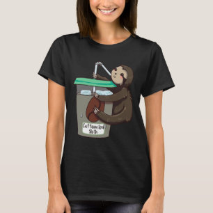 Camiseta Cafeinated Sloth I Love Coffee Sloths