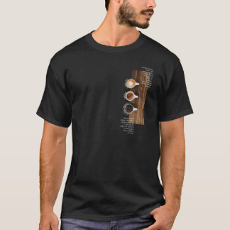 Camiseta Cafés Preparados De Diferentes Maneras