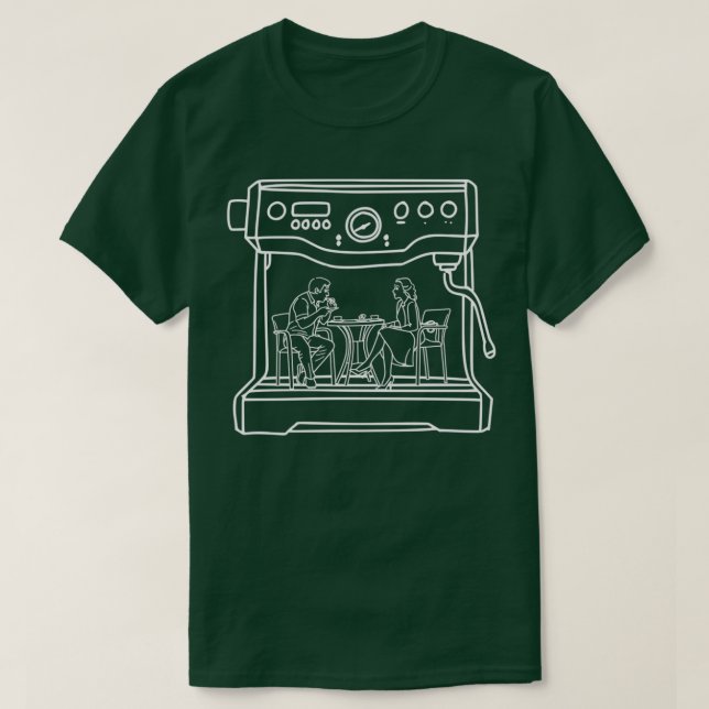 Camiseta Cafetera Barista 10 (Diseño del anverso)