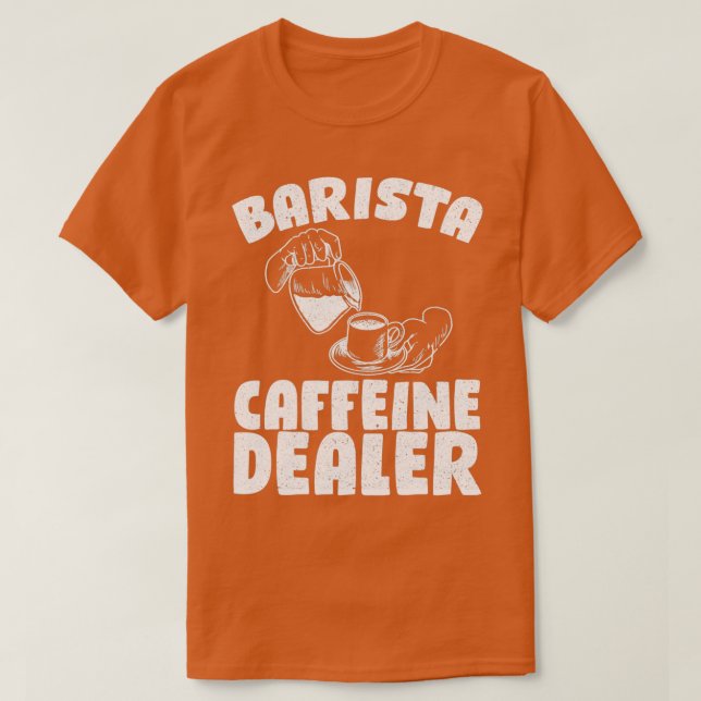 Camiseta Cafetera Barista 30 (Diseño del anverso)