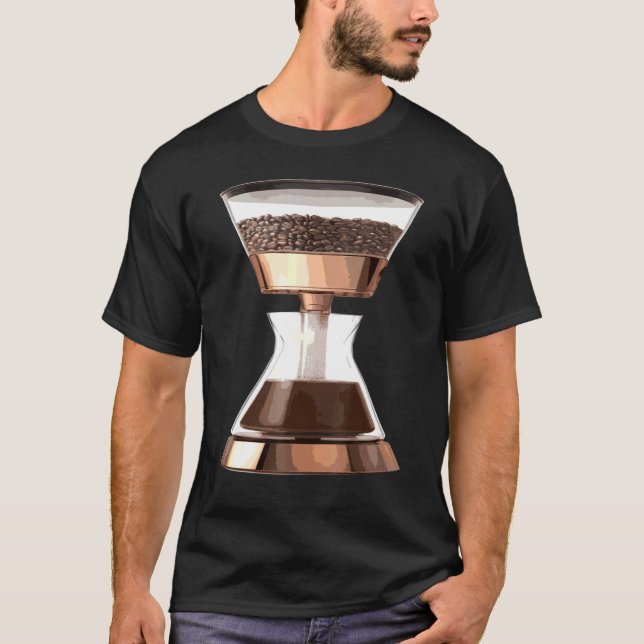 Camiseta Cafetera Cafetera Costume Barista Máquina Cafe Hal (Anverso)