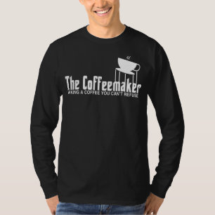 Camiseta Cafetera haciendo un café no puede rechazar a Bari