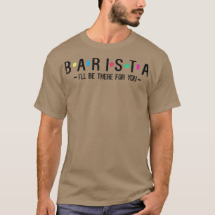 Camiseta Cafetera Para Hombres Para Cafetería Addict Y Bari