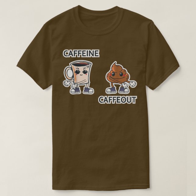 Camiseta Cafetería Cafetería Para Café Adicto (Diseño del anverso)