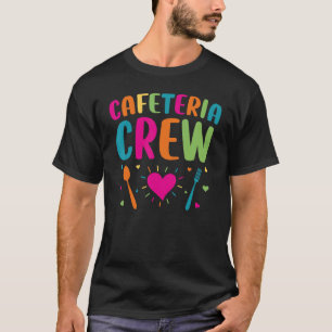 Camiseta Cafetería Crew Lunch Lady de vuelta a la escuela