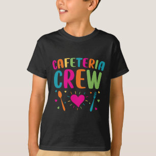 Camiseta Cafetería Crew Lunch Lady de vuelta a la Novedad e