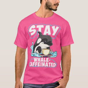 Camiseta Cafetería de ballena Café Pun Hombres Mujeres Funn