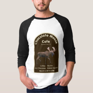 Camiseta Cafetería de chocolate Moose