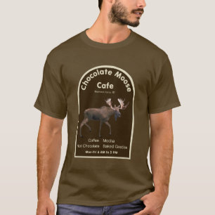 Camiseta Cafetería de chocolate Moose