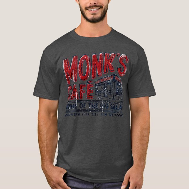 Camiseta Cafetería de Monk Hogar de la ensalada grande (Anverso)