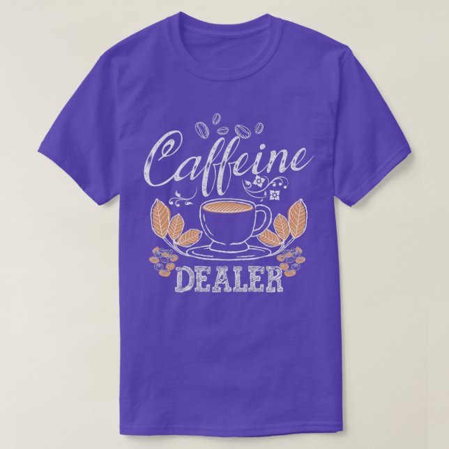 Camiseta Cafetería Dealer Espresso Coffee Bar Lover Barista (Diseño del anverso)