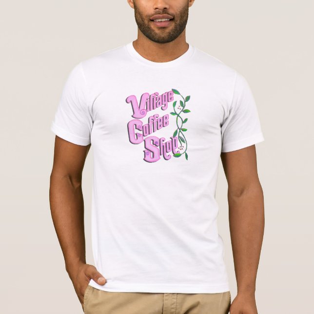 Camiseta Cafetería del pueblo (Anverso)