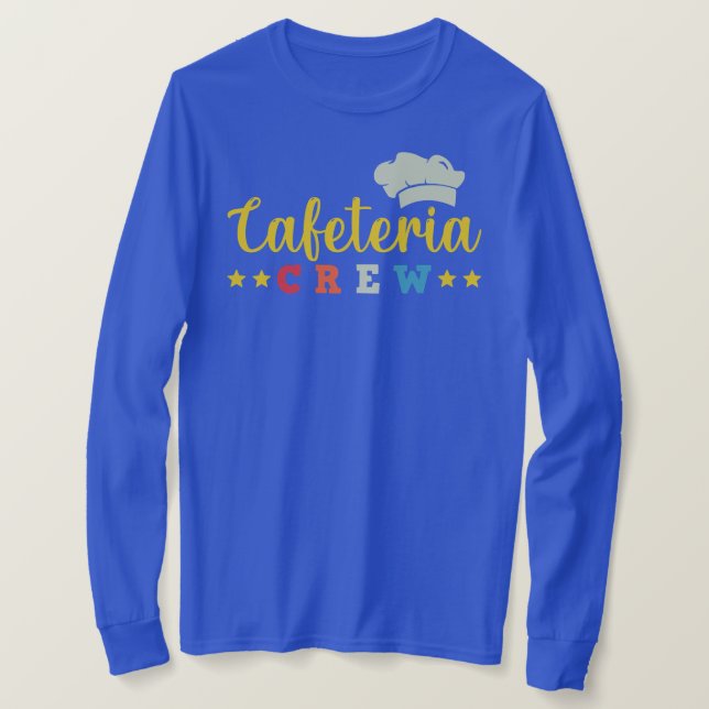Camiseta Cafetería Escuela Trabajadora Gorra de almuerzo de (Anverso del diseño)