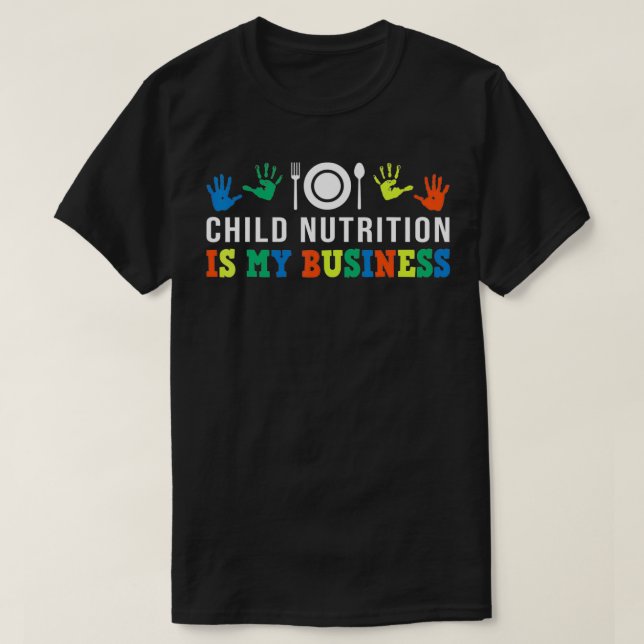 Camiseta Cafetería Escuela Trabajadora Lunch Lady Nutrición (Diseño del anverso)