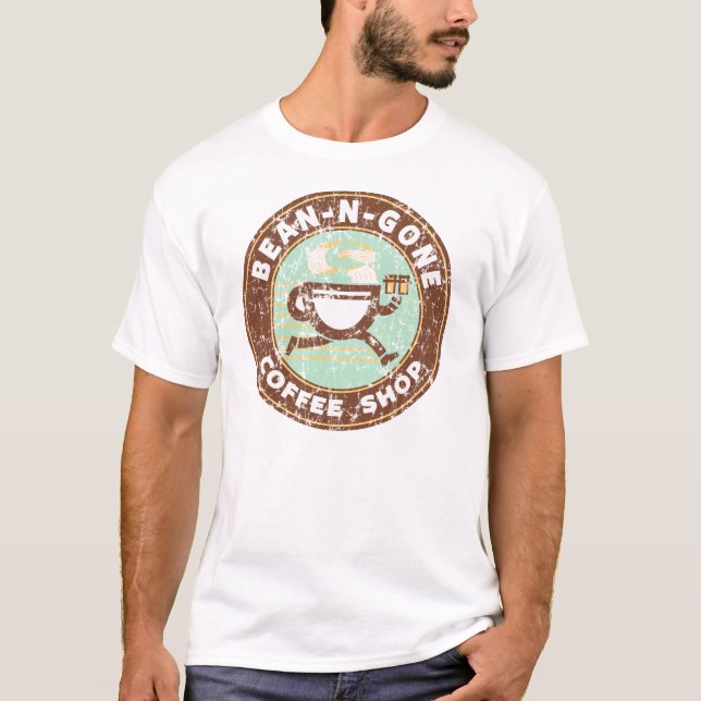 Camiseta Cafetería ida N de la haba (Anverso)