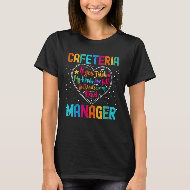 Camiseta Cafeteria Manager Appreciation Week Back to School (Anverso)