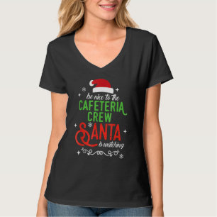 Camiseta Cafeteria Squad Crew Navidades Escuela Lunes Señor