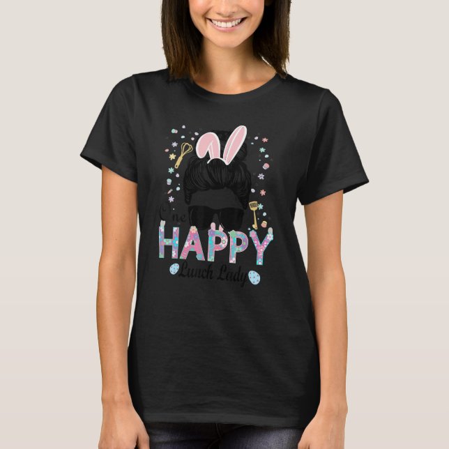 Camiseta Cafeteria Stube One Happy Lunch Lady Easter (Anverso)