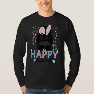 Camiseta Cafeteria Stube One Happy Lunch Lady Easter