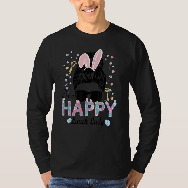 Camiseta Cafeteria Stube One Happy Lunch Lady Easter (Anverso)