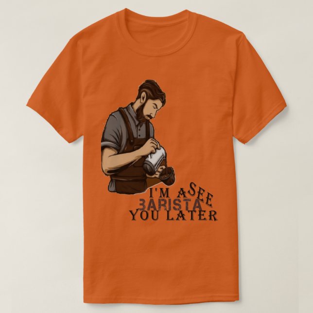 Camiseta Cafetería Y Café Dominate Barista Lover Espre (Diseño del anverso)