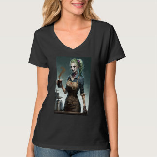 Camiseta Cafetero Zombie Zombies En La Vida Cotidiana S
