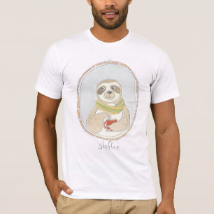 Camiseta Caffeinated Cutie   Esbozo