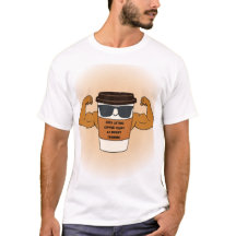 Camiseta Caffeinated Gains T-Shirt - Gym Meets Jav