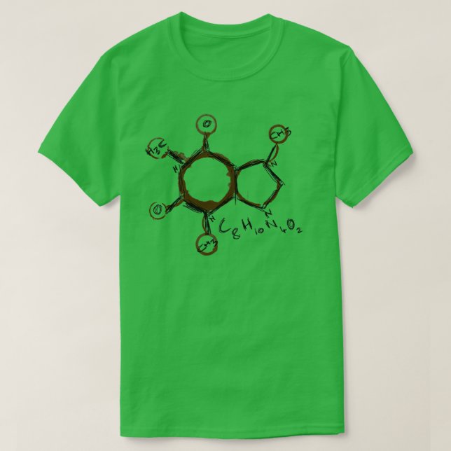 Camiseta Caffeine (Diseño del anverso)