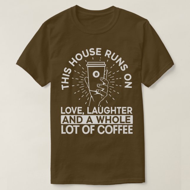 Camiseta Caffeine Espresso Latte Barista Coffee (Diseño del anverso)