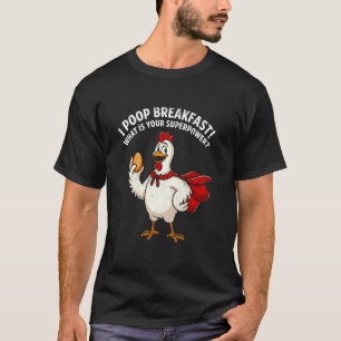 Camiseta ¡Cago Desayuno! ¿Cuál es tu Superpoder vintage 