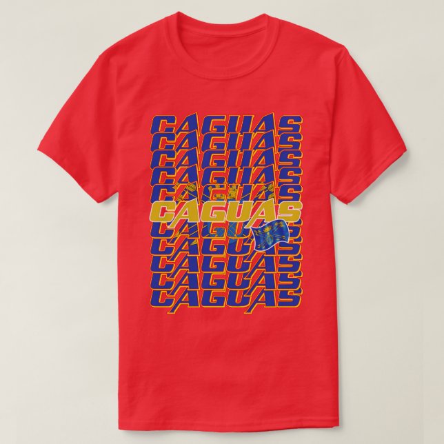 Camiseta Caguas Cascada texto 1 (Diseño del anverso)