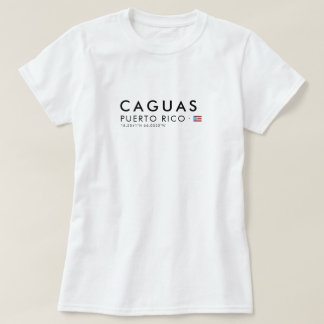 Camiseta Caguas Puerto Rico | Coordinates Tee