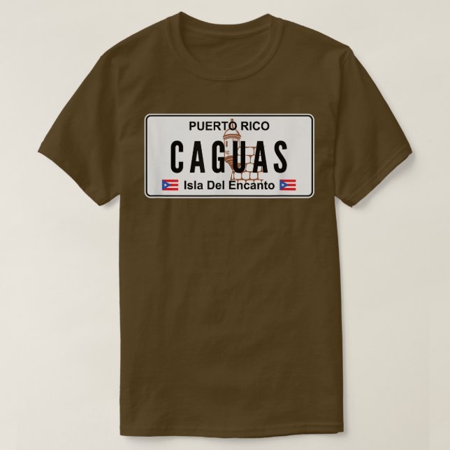 CAMISETA CAGUAS  PUERTO RICO PUERTO RICAN PRIDE BORICUA PLA (Diseño del anverso)