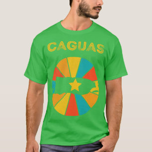 Camiseta Caguas Puerto Rico Vintage Distresres Souvenir 1