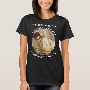 CAMISETA CAGUÉ EN LA CAJA DE LA GATA DE MI NOVIA