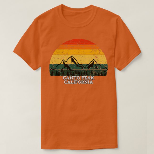 Camiseta Cahto Peak California (Diseño del anverso)