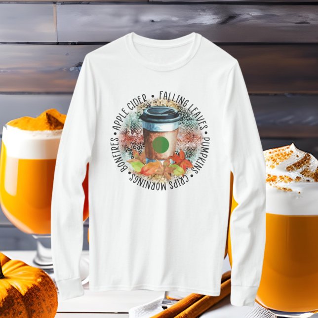Camiseta Caída Arte estacional de la sidra de manzana (Subido por el creador)