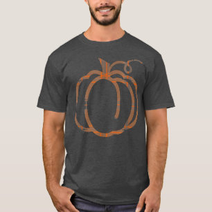 Camiseta Caída Calabaza Cute Acción de Gracias Plai de Búfa