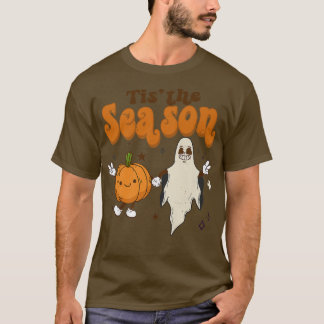 Camiseta Caída Cuesta Esta Temporada Calabaza Fantasma Hall