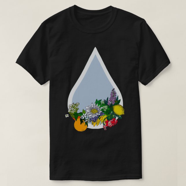 Camiseta caída de aceites de doTERRA (Diseño del anverso)