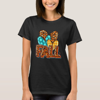 Camiseta Caída de amor Todos leopardo conjunto del corazón 