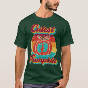 Camiseta Caída de calabaza más fina deja el árbol de otoño 
