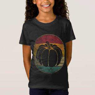 Camiseta Caída de frutas retro de calabaza otoño invierno d