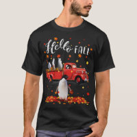 Caída de hojas de pingüinos de arce Camión Rojo de