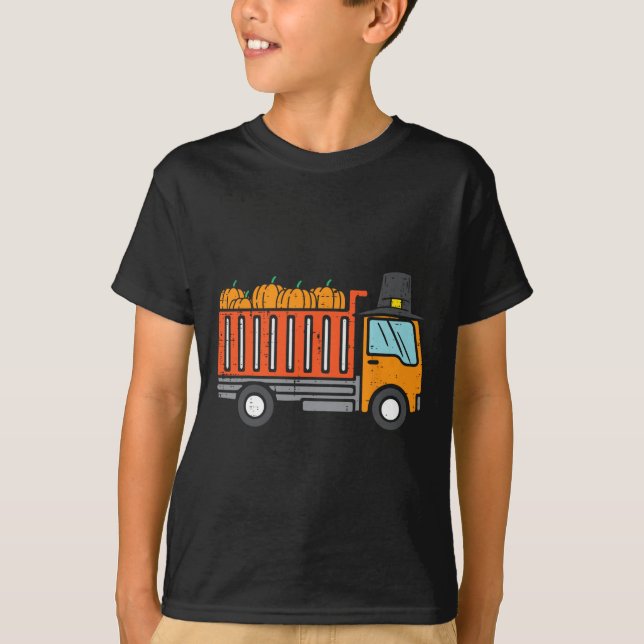 Camiseta Caída de la Calabaza de la Calabaza de Camión de A (Anverso)