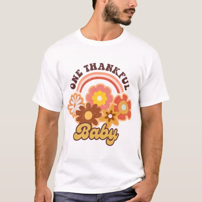 Camiseta Caída de la Calabaza Halloween Groovy de un bebé a (Anverso)