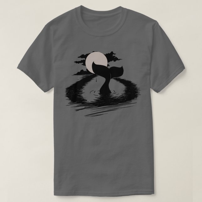 Camiseta Caída de la cola de ballena (Diseño del anverso)