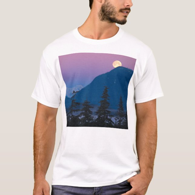 Camiseta Caída de la noche en Alaska (Anverso)