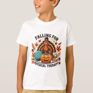 Camiseta Caída De La Terapia Física De La Calabaza De Pt Gr